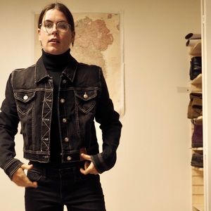 Amethyst Jeans Black Denim Jacket